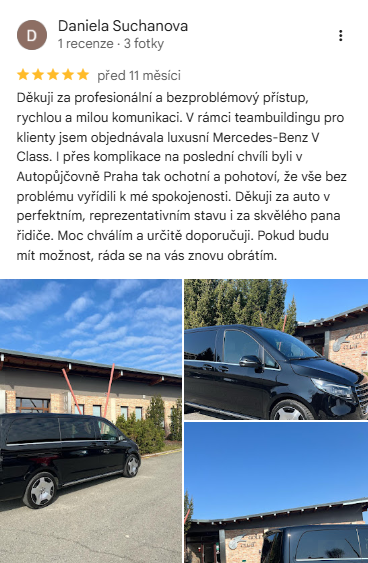 Autopujcovnapraha recenze Daniela Suchanova