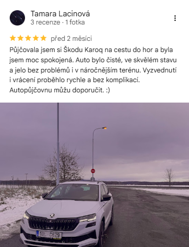 Autopujcovnapraha recenze Tamara Lacinova